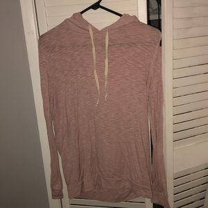 express long sleeve hooded tee